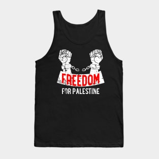 Freedom For Palestine - Break These Chains Of Slavery Tank Top